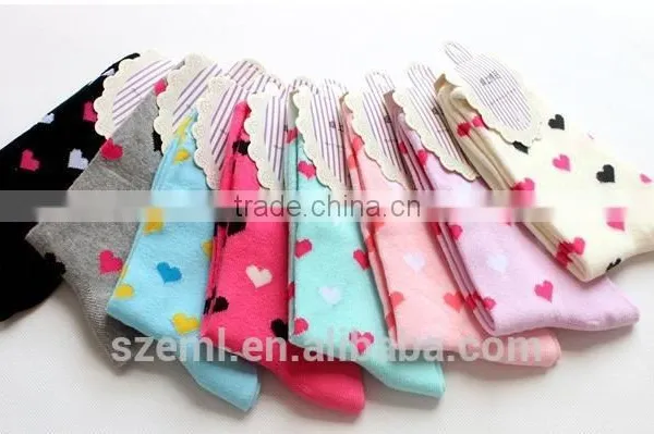 High Quality Wholesale Cute Cotton Women's Point Socks photo-5