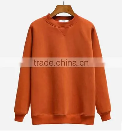 Wholesale Cheaper Customized Designs TC65/35 Fleece Plain Cheaper Crewneck Hoodies&sweatshirt photo-4