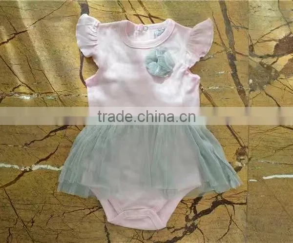 New Pattern Cotton Boutique Girl Clothing Baby Girl Romper photo-3