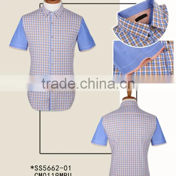 100% Cotton Checked Slim Fit Summer Shirts for Men photo-2