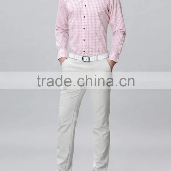 New Design Men Casual Shirts Fancy Plaid Design Wholesale Clothing photo-5