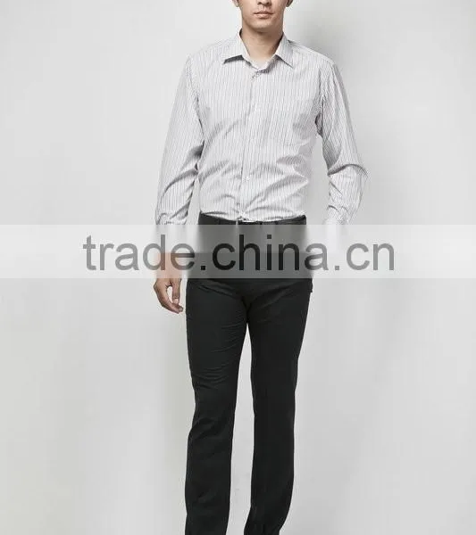 2014 Latest Western Style Mens Custom Dress Shirt 100% Cotton photo-2