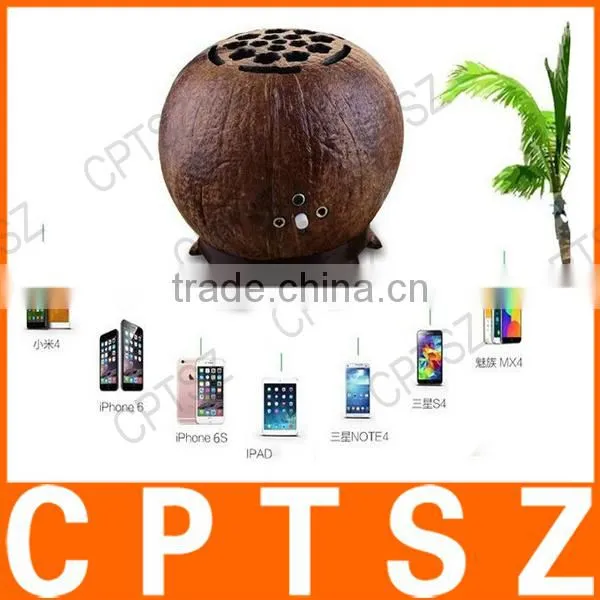 2016 General Use Coconut Shell Bluetooth Speaker for Desktop PC, Lonovo Yoga, Ipad Pro, Xiaomi Note3, Huawei Mate S, Htc A9 photo-5