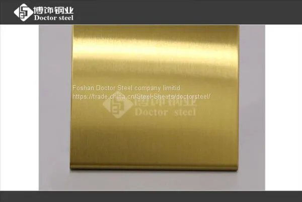 SUS 304 Titanium HL Stainless Steel Plate,decorative Stainless Steel Metrial photo-3