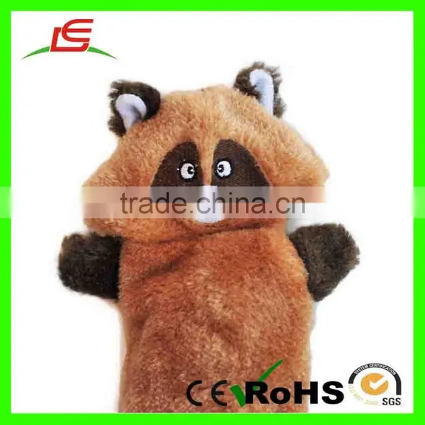 3 Squeaker Fox No Stuffing Plush Dog Toy With Brown photo-2