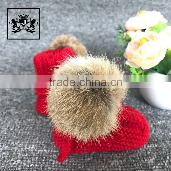 Handmade Fall Crocheted Shoe Sole Hand Crochet Cute Shoes Winter Baby Plush Indoor Booties photo-5