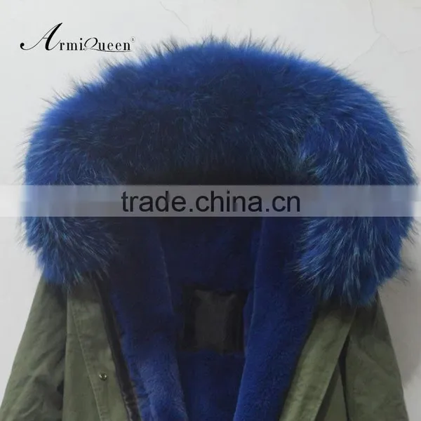 2017 Fashionable Coat Type Special Style Korean Desgin Women and Men Fur Lined Winter Parka photo-4