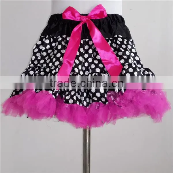 Adult Pettiskirt Plus Size Baby Girl Chiffon Pettiskirt With Rosettes photo-6