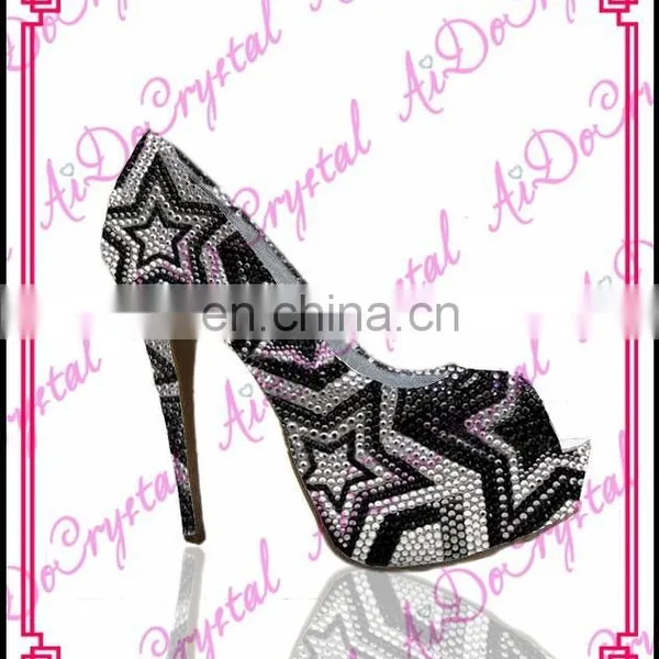 Aidocrystal Italian Style Woman Shoe Fashion High Heel Shoes Wedding Shoe Lady Party High Heels