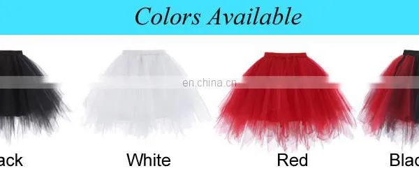 Kate Kasin Soft Tulle Netting Red Crinoline Petticoat Underskirt for Retro Vintage Dress KK000447-3 photo-6