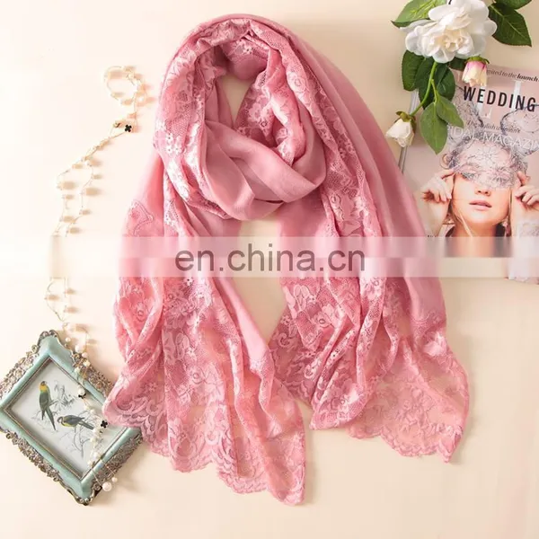 100%Wool Superior Quality Lace Split Joint Wedding Dress Winter Pashmina Shawl Scarf photo-2