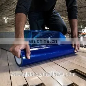 Adhesive Plastic Floor Carpet Protective PE Film photo-3