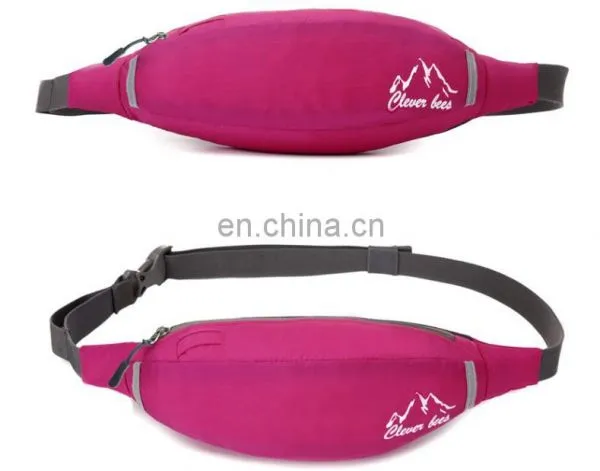 Custom Promotional Blue Polyester Nylon Sports Bag With Zipper for Extra Security for Running photo-6