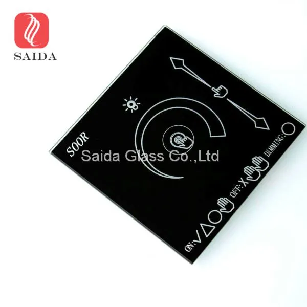 Smart Home Touch Screen Control Tempered Switch Cover Glass Panel photo-3