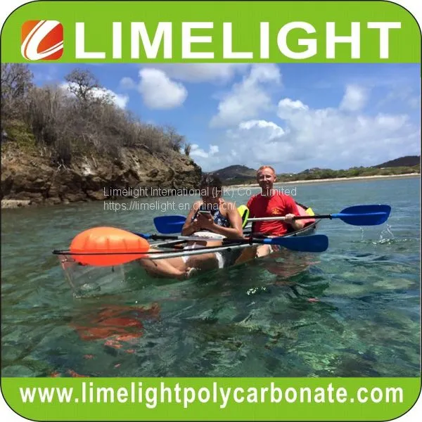 Clear Kayak Crystal Kayak Transparent Kayak Glass Kayak Polycarbonate Kayak photo-3