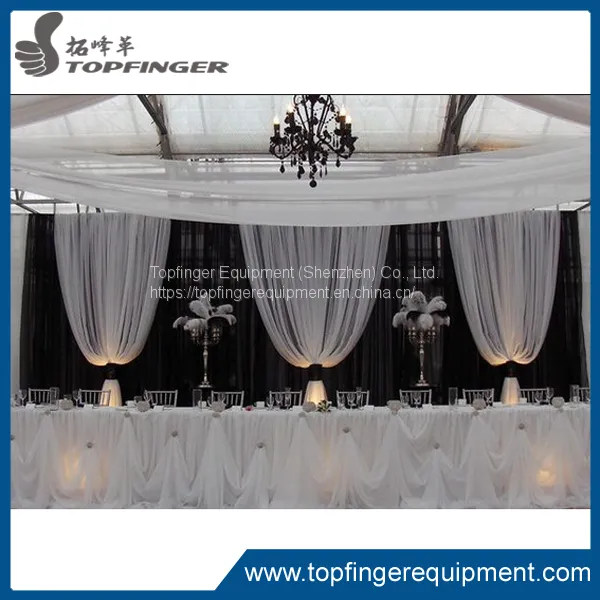 Cheap Adjustable Wedding White Backdrop Stand Pipe And Drape For Sale