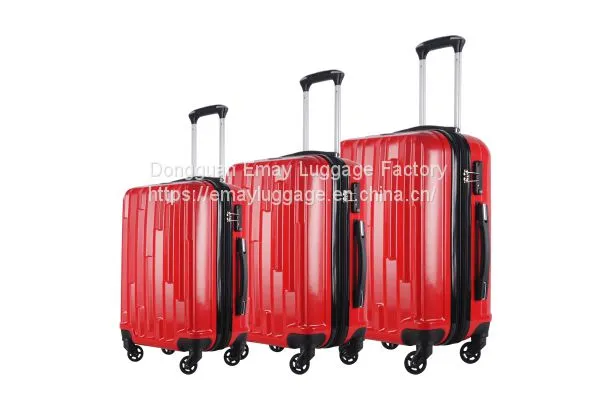 2019 Factory Polycarbonate PC ABS Trolley Luggage Carry Bag photo-4