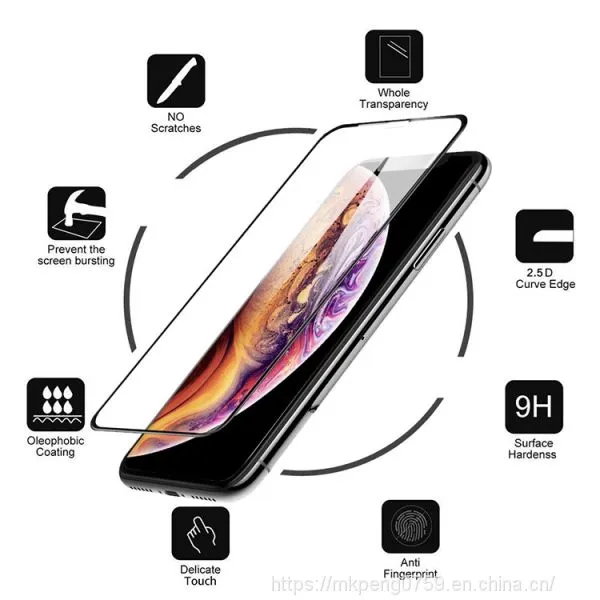 Artoriz Premium 9h Screen Protector Tempered Glass for Iphone xs Max IPH7/8 PLUS Flexible Film 2.5d Sample Available OEM ODM Acceptable photo-3