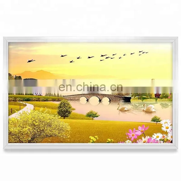 800W Energy Saving Waterproof Electric Fireplaces Electric Heaters Carbon Crystal Popular Selling Panel Heater photo-5