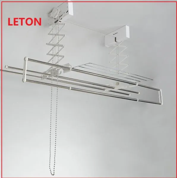 Balcony Wall Mounted Manual Clothes Hanger for Home Use