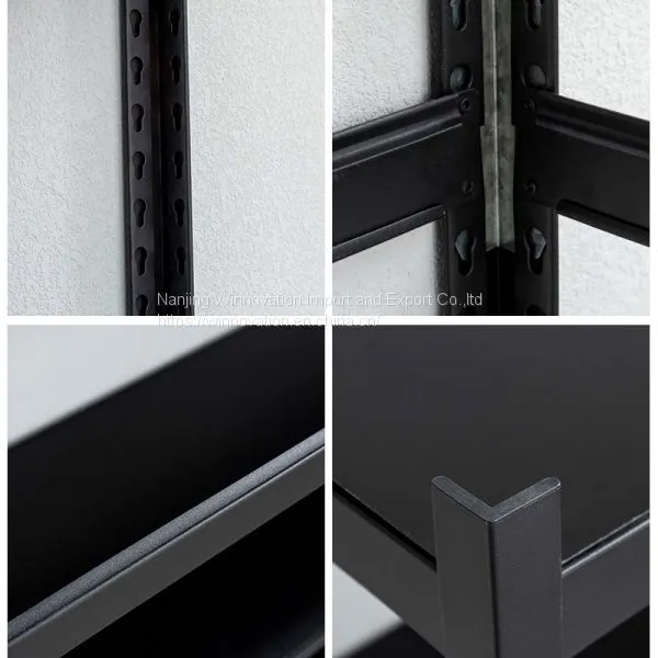 Home Black Shelf With Inner Holes photo-3