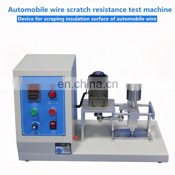 Testing Instruments Automobile Wire Scratch Resistance Test Machine photo-5