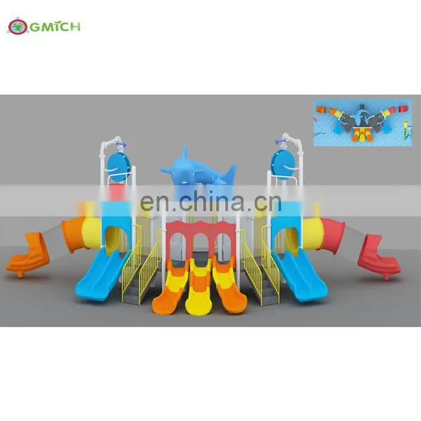 Classical Style Plastic Slides Spray Water Equipment Park Toys for JMQ-1550 photo-4