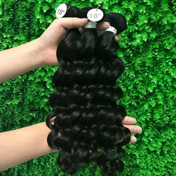KHH Unprocessed Natural Real Remy Indian Virgin Human Hair Straight Wavy Curly Supplier Wholesale photo-4