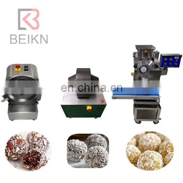 No Bake Energy Bites Brownie Butter Chocolate Coconuts Date Ball Making Machine photo-2