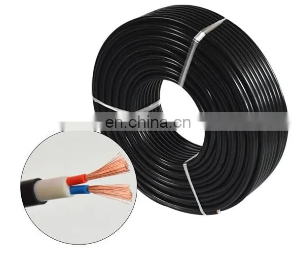 Pay Later Waterproof PVC or RUBBER Insulation 2 Core 16mmsubmersible Motor/pump Winding Cable photo-3