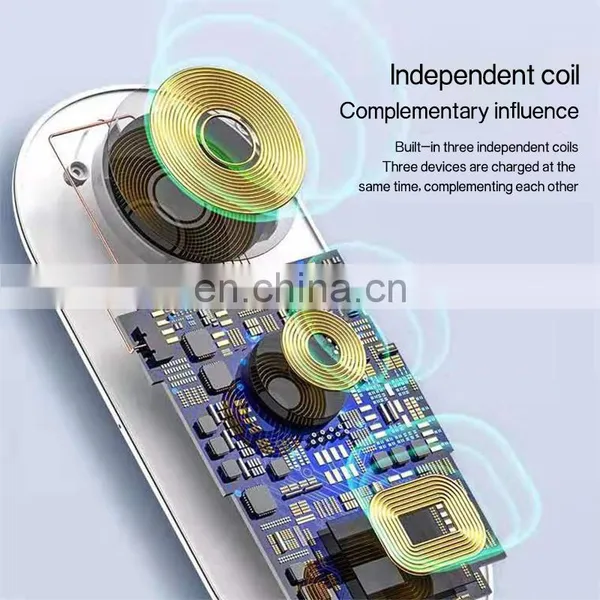 Wireless Car Charger Magnetic Original Watch Charging for Apple Holder 3 in 1 Universal Fast Charger Wireless Mobile Phone photo-3