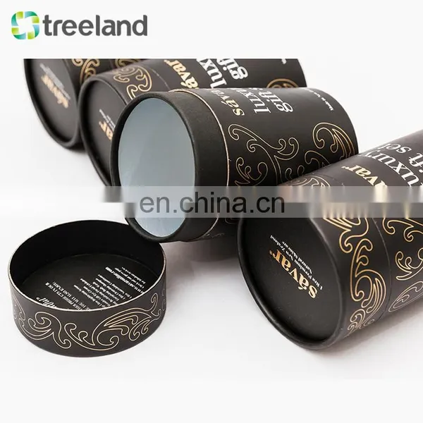 Custom Design Cylinder Paper Cardboard Luxury Perfume Bottle Paper Tube Packaging photo-2