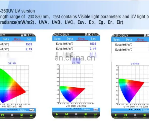 350UV Portable Spectrometer 230-850nm CCD Spectroradiometer photo-4