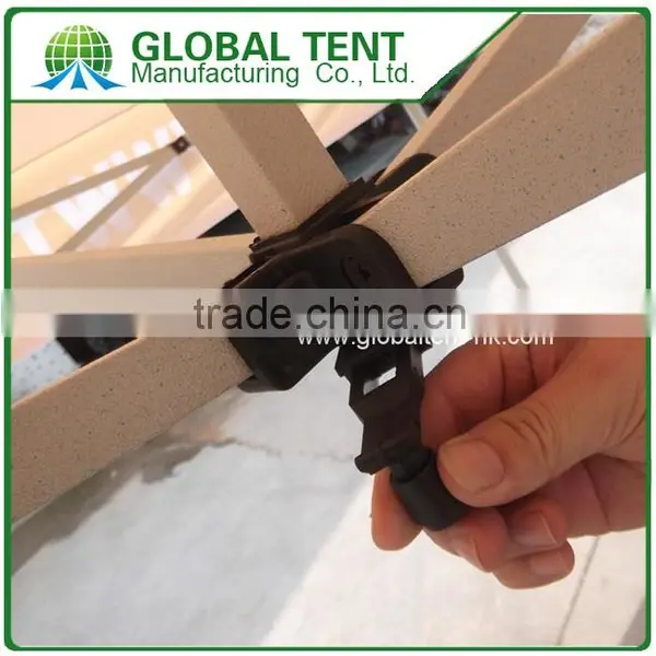 40mm Texture Color Coated Steel HEX 3x3m(10ft X 10ft ) Pop up Tent Frame photo-5