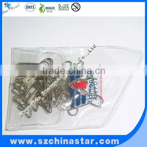 PVC Zipper Bag With Printing Paper Clip photo-3