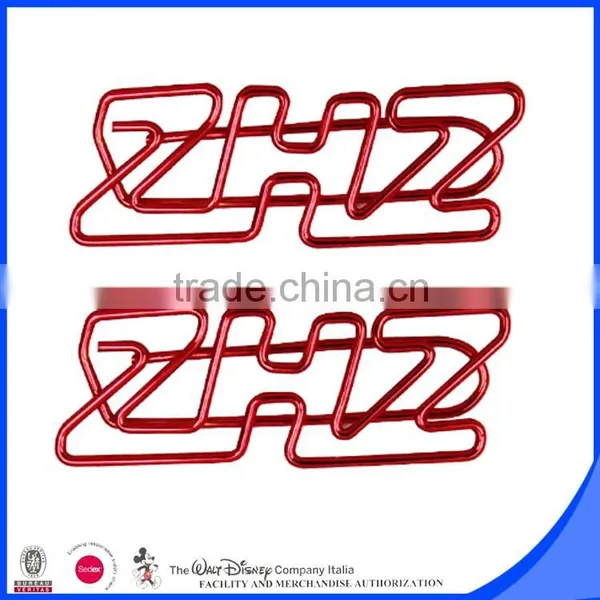 Spring Clip Type and Metal Material Paper Clip Shaped Letter photo-2