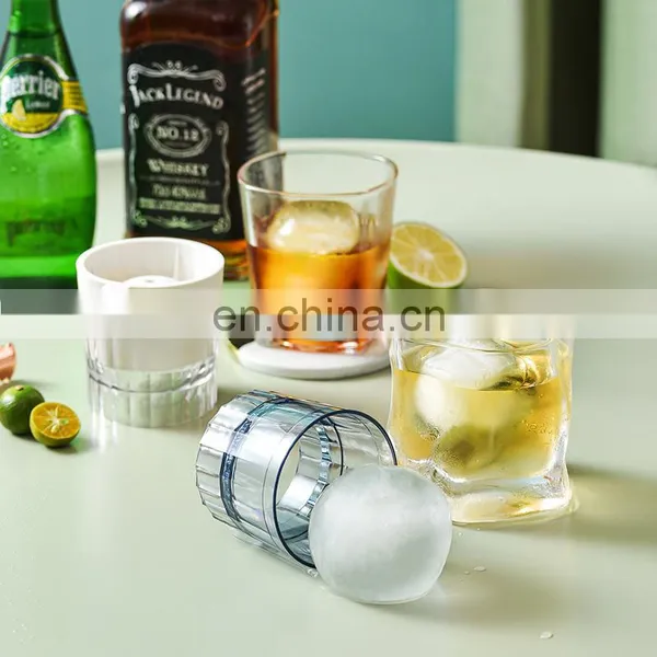 New Style PP Unique 2021 Cool Roundshape Glass Small Plastic Custom Ice Cube Tray photo-3