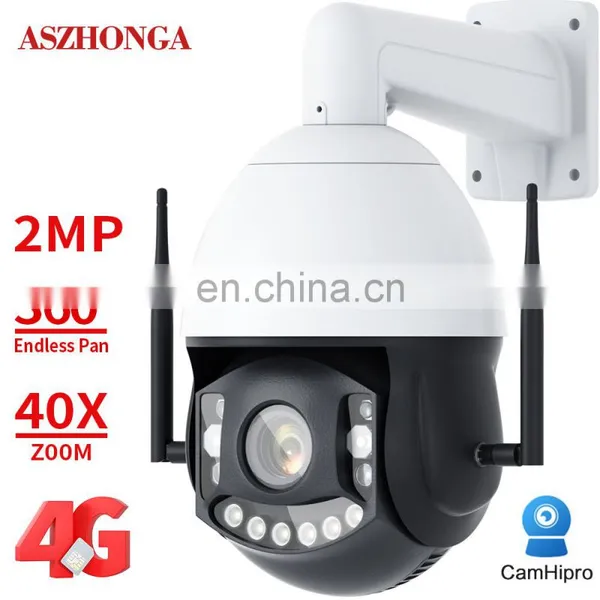 2MP 40X PTZ Optical Zoom Pan Tilt Rotation HD 4G SIM Card IP 360 6 Inch Camera Outdoor Speed Dome 1080P PTZ Camera Wireless photo-2