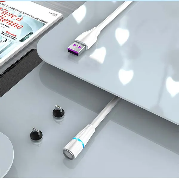 3 in 1 Fast Micro Type C Magnetic Charging Cable For Iphone For HUAWEI For Android photo-4