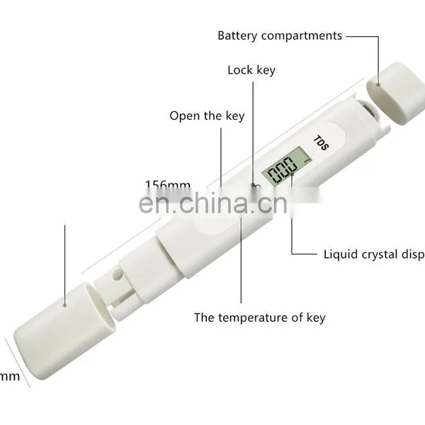 Portable Mini Cheap Price Three Seconds Quickly Testing Tds Water Tester for Drink Water photo-2