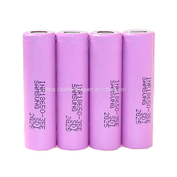 China Samsung SDI INR18650-35E 3.7V 3500mAh Pink Original Li Ion Cell photo-3