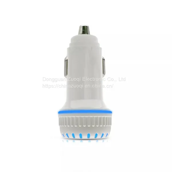 LED Display Quick Charge 5V 2.4A 18W Mobile Phone Plastic USB Car Charger photo-5