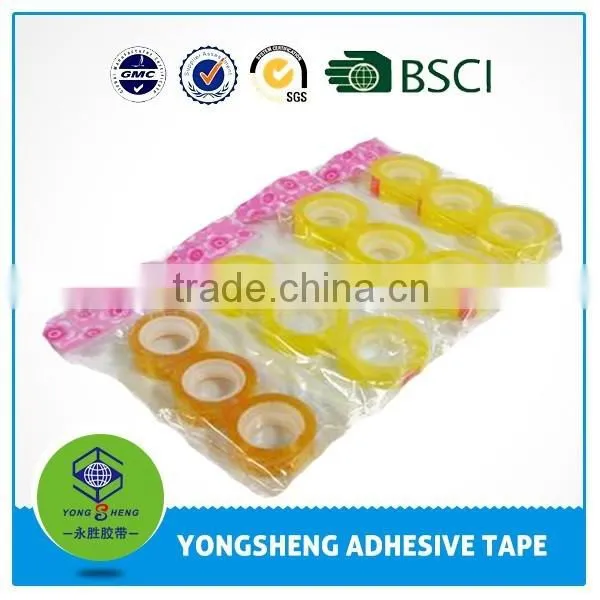 Custom Bopp Clear Office Stationery Tape Used for Gift Box Pack