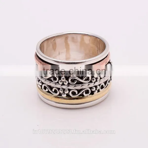 925 Silver Brass Ring,925 Sterling Silver Jewelry Wholesale photo-2