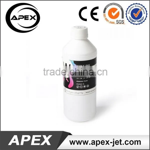 1 Liter CMYKW Textile Ink for DTG Printer photo-2
