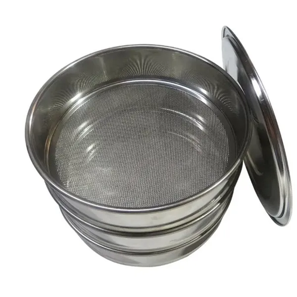 Metal Sieve Used for Separating and Crushing Lumps in Dry Ingredients Such As Flour photo-4