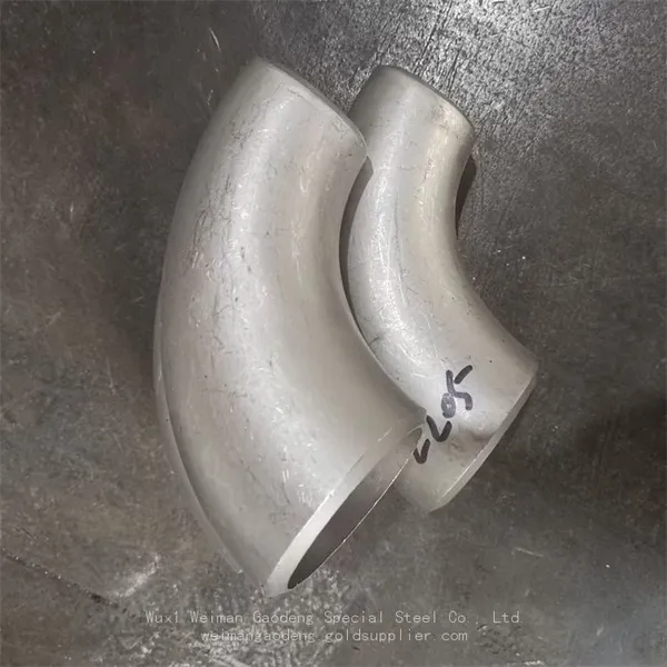Custom Size Nickel Alloy Reducing Elbow With N08926 Material for Water Treatment Systems