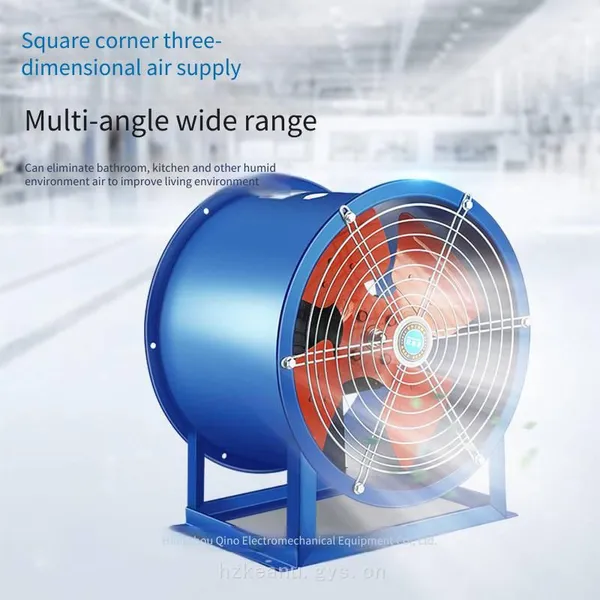 Supply Sf5-2 Type 2.2kw Fixed Powerful Cylindrical Exhaust Ventilator With Base for Factory Buildings and Warehouses photo-2