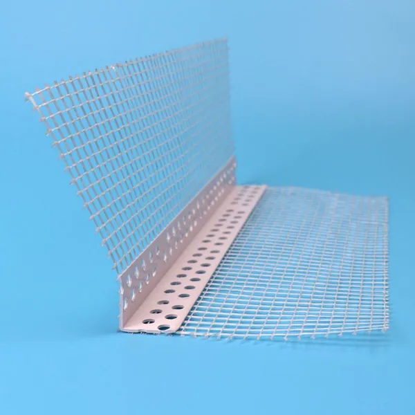 Plastic Angle Bead With Mesh/drywall Corner Bead With Mesh/PVC Bead With Mesh