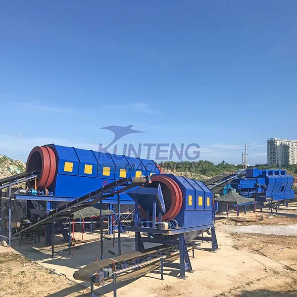City Solid Garbage Sorting Machine Drum Screen for Waste Separation Municipal Waste&Construction Waste Processing Machines EPC photo-2